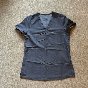 Figs Catarina One Pocket Scrub Top size XS in Graphite
